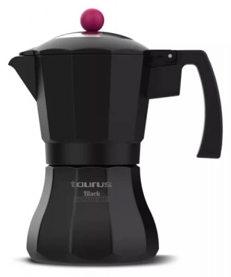Taurus Black Moments Coffee Maker 6 cups